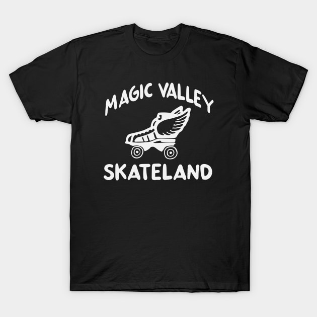 Magic Valley Skateland Coudersport PA Skating Rink T-Shirt by PodDesignShop